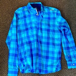 Bugatchi classic fit men’s button up shirt